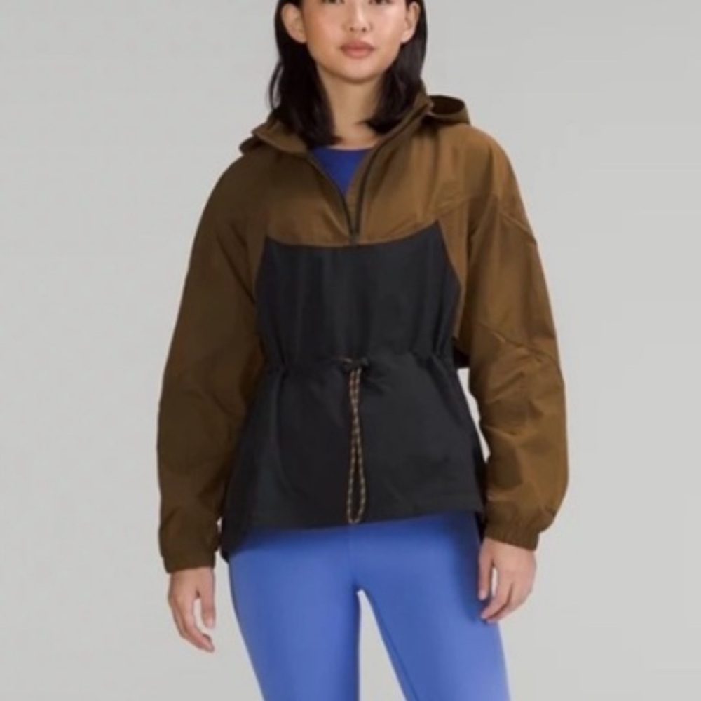 Lululemon Evergreen Anorak Jacket
Size 2 Deep Artifact Half-Zip Windbreaker